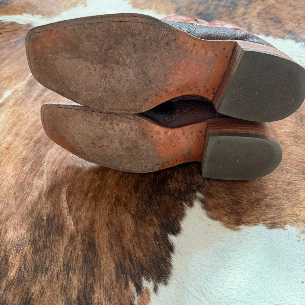 JB Dillon Reserve Line Teju Lizard Men’s 13D Cowboy Boots - Picture 7 of 8